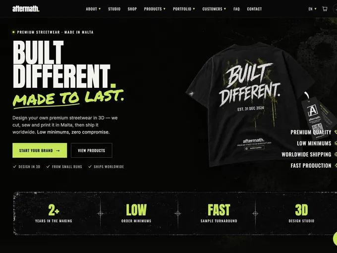 Aftermath streetwear platform